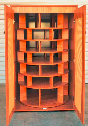 Luxury Rotating Shoe Storage Armoire