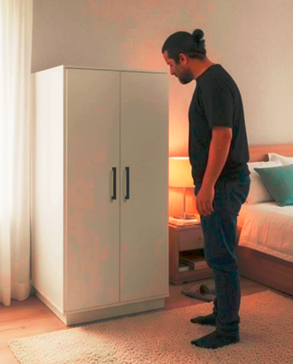Luxury Rotating Shoe Storage Armoire